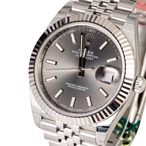 rolex rhodium dial